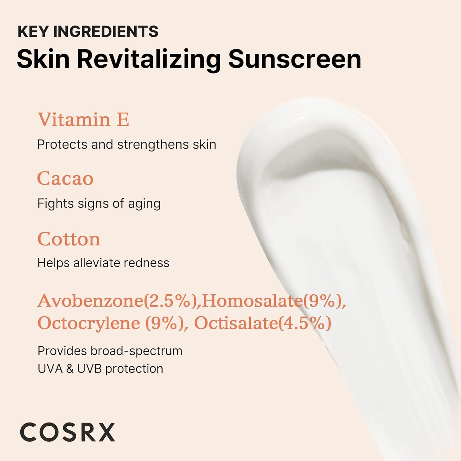 Cosrx Vitamin E Vitalizing Sunscreen SPF 50+