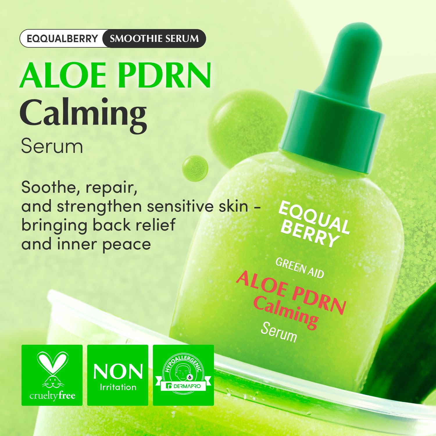 EQQUALBERRY Aloe PDRN Calming Serum