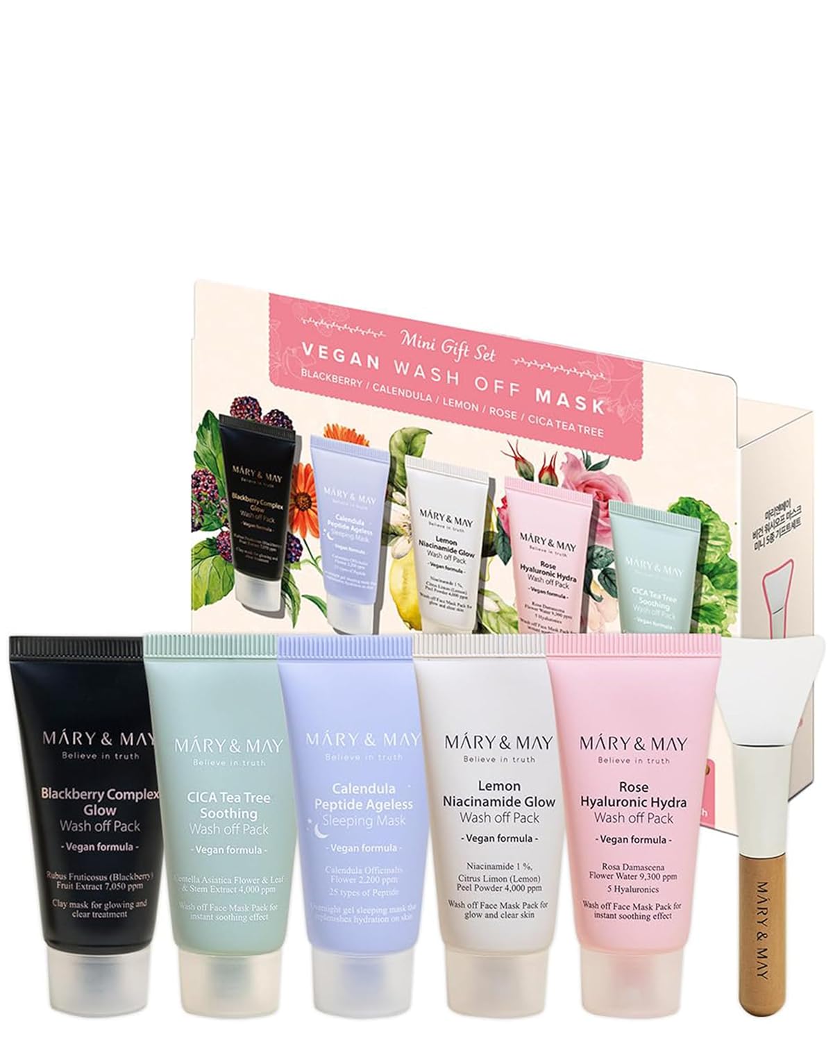 Mary & May Vegan Wash Off Mask Mini Gift Set – AsiaBeautyMall