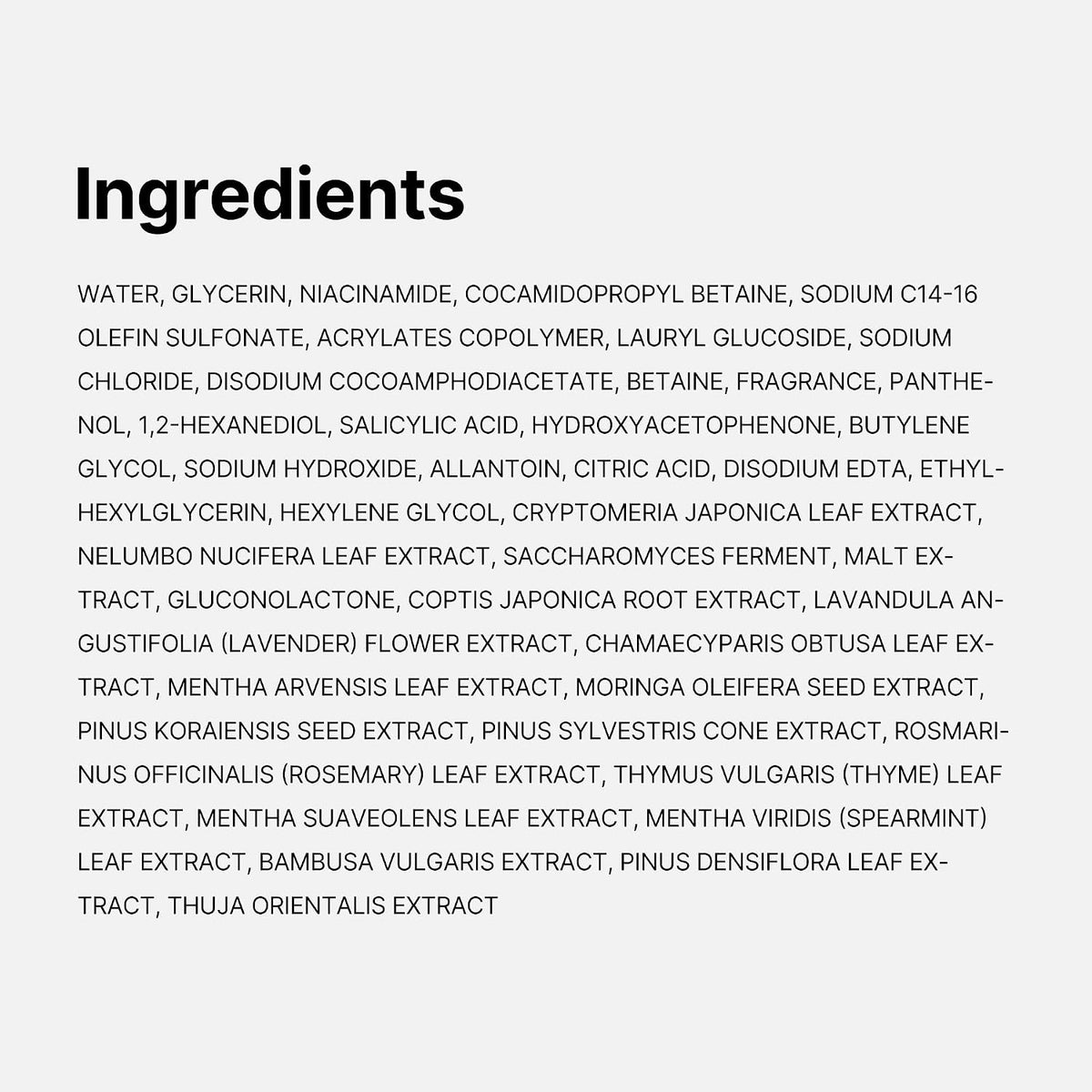 Medicube Red Acne Body Wash