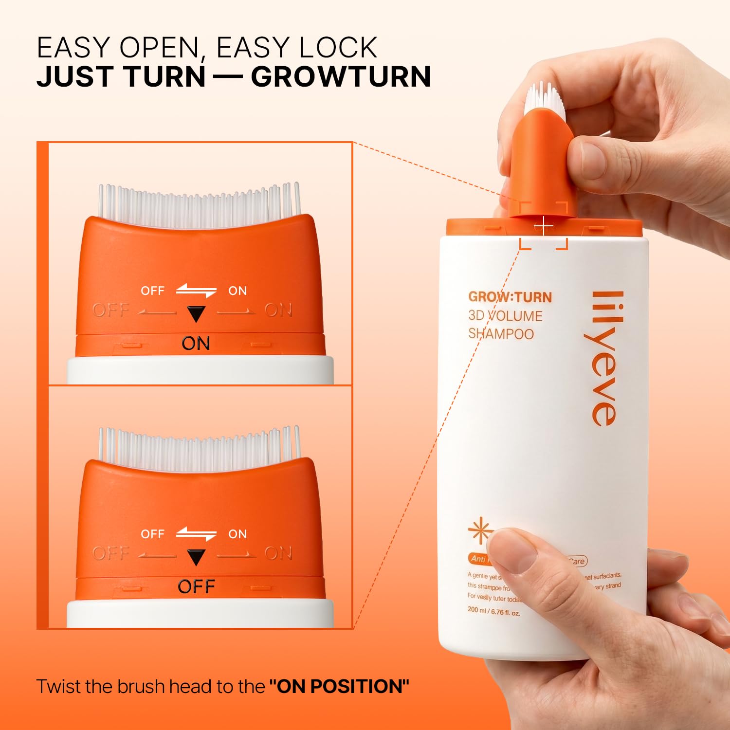 Lilyeve Grow Turn Exosome 3D Volume Brush Shampoo