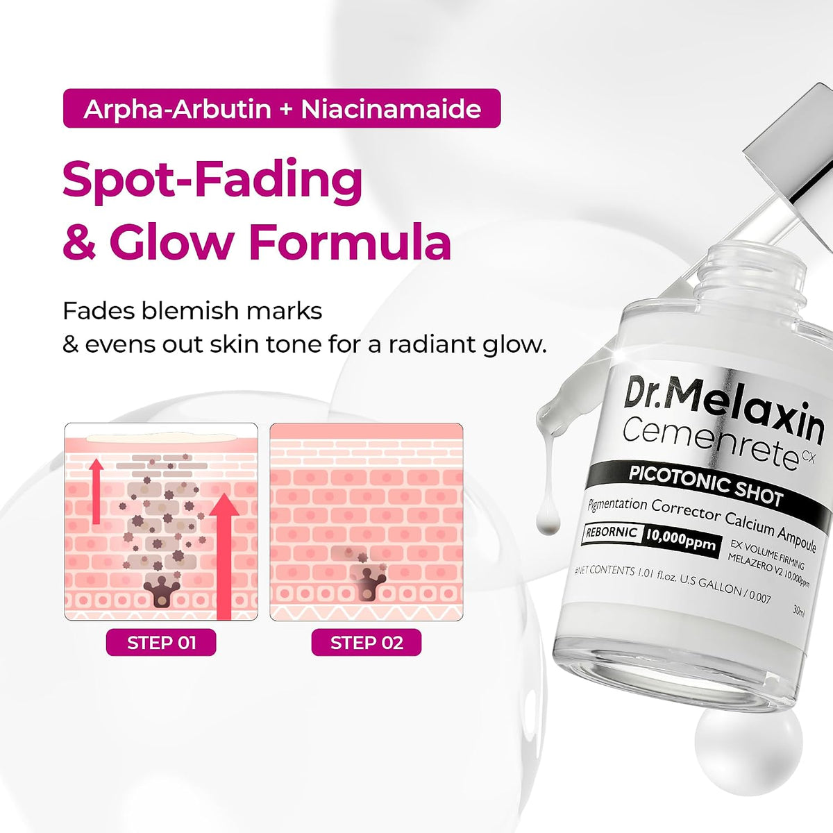 Dr. Melaxin Calcium Picotonic Shot Pigmentation Serum