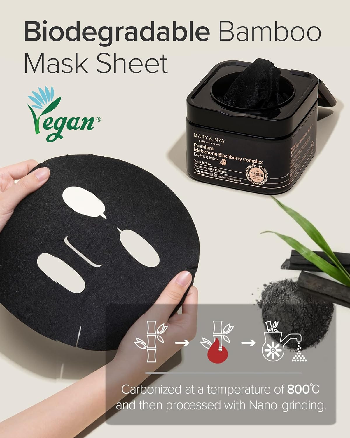 Mary & May Premium Idebenone Blackberry Complex Essence Mask