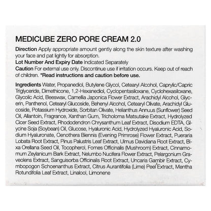 Medicube Zero Pore Cream 2.0