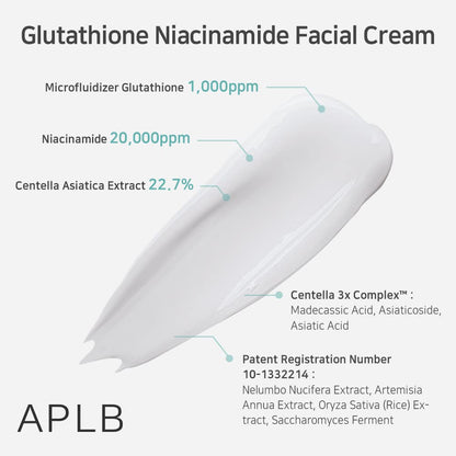 APLB Glutathione Niacinamide Facial Cream