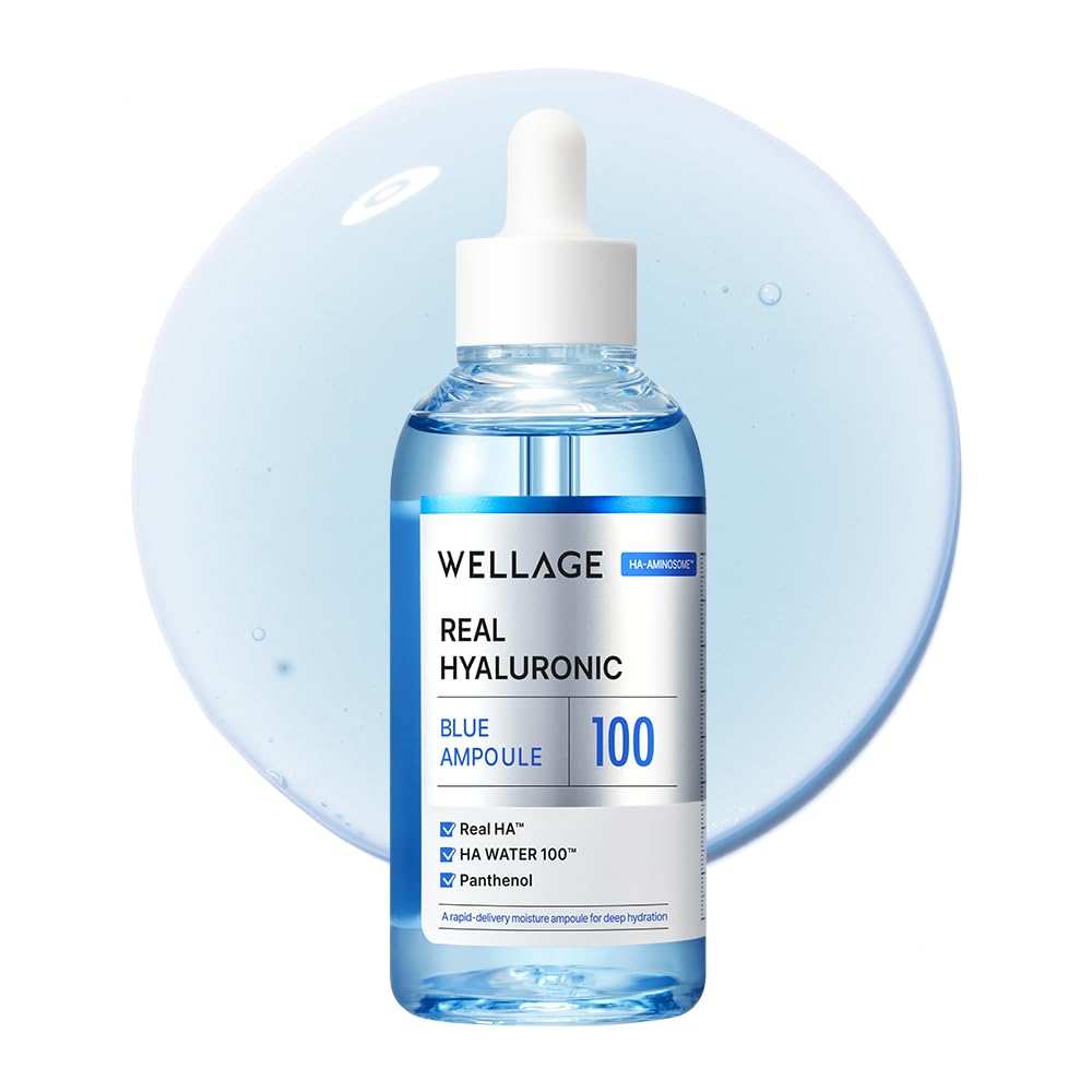 WELLAGE Real Hyaluronic Blue Ampoule 100