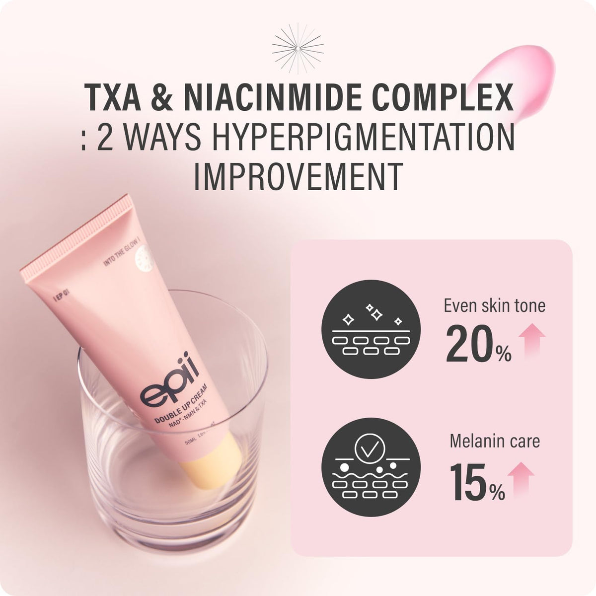 epii Double Up Cream NAD+ NMN &amp; TXA
