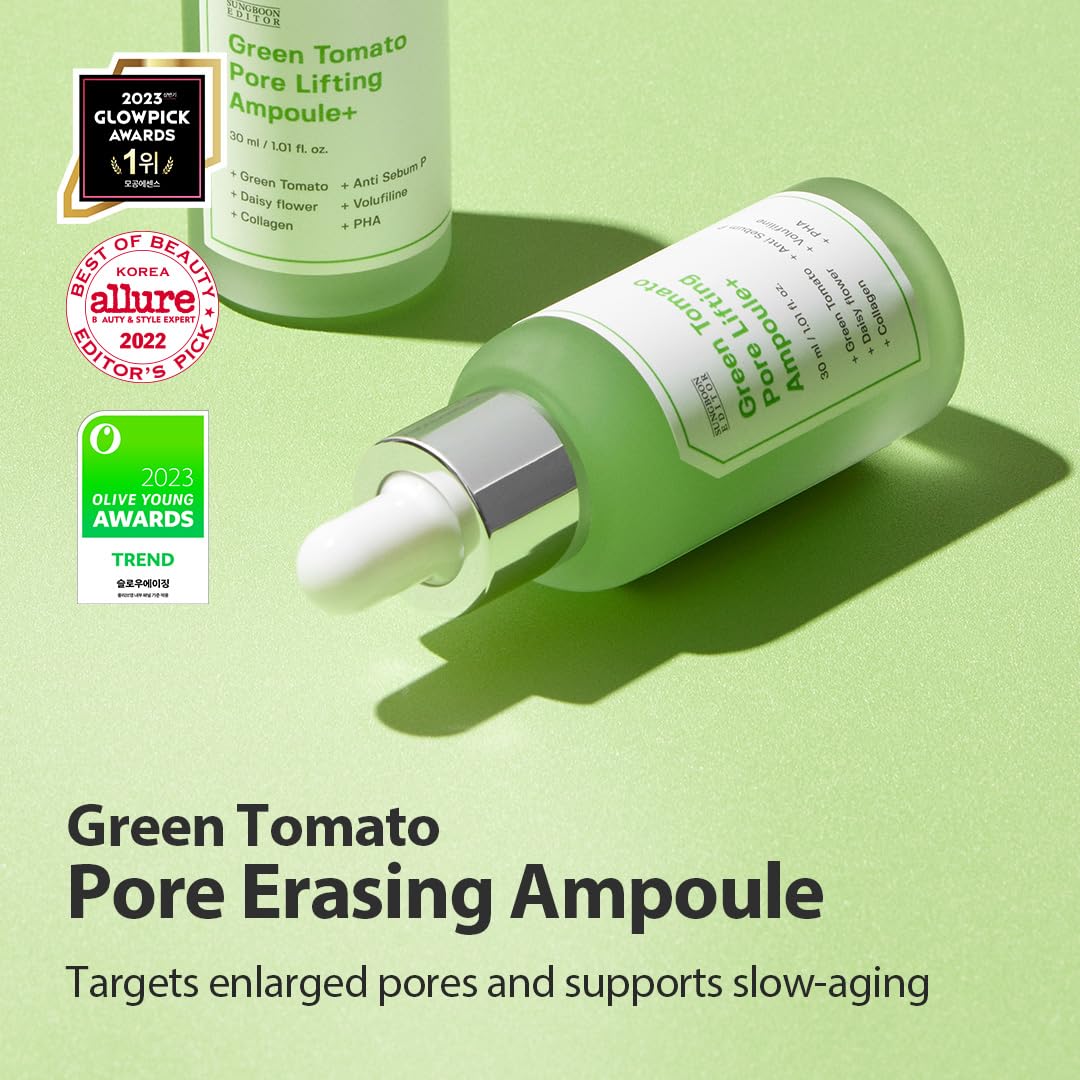 Sungboon Editor Green Tomato Pore Lifting Ampoule+