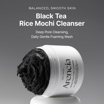 Arencia Black Tea &amp; Yuzu Rice Mochi Cleanser