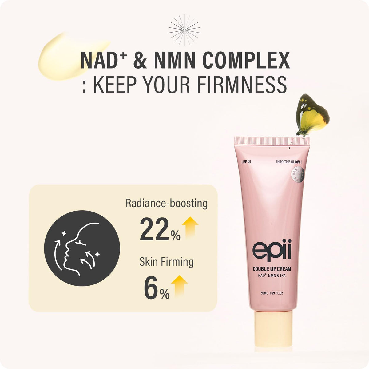 epii Double Up Cream NAD+ NMN &amp; TXA