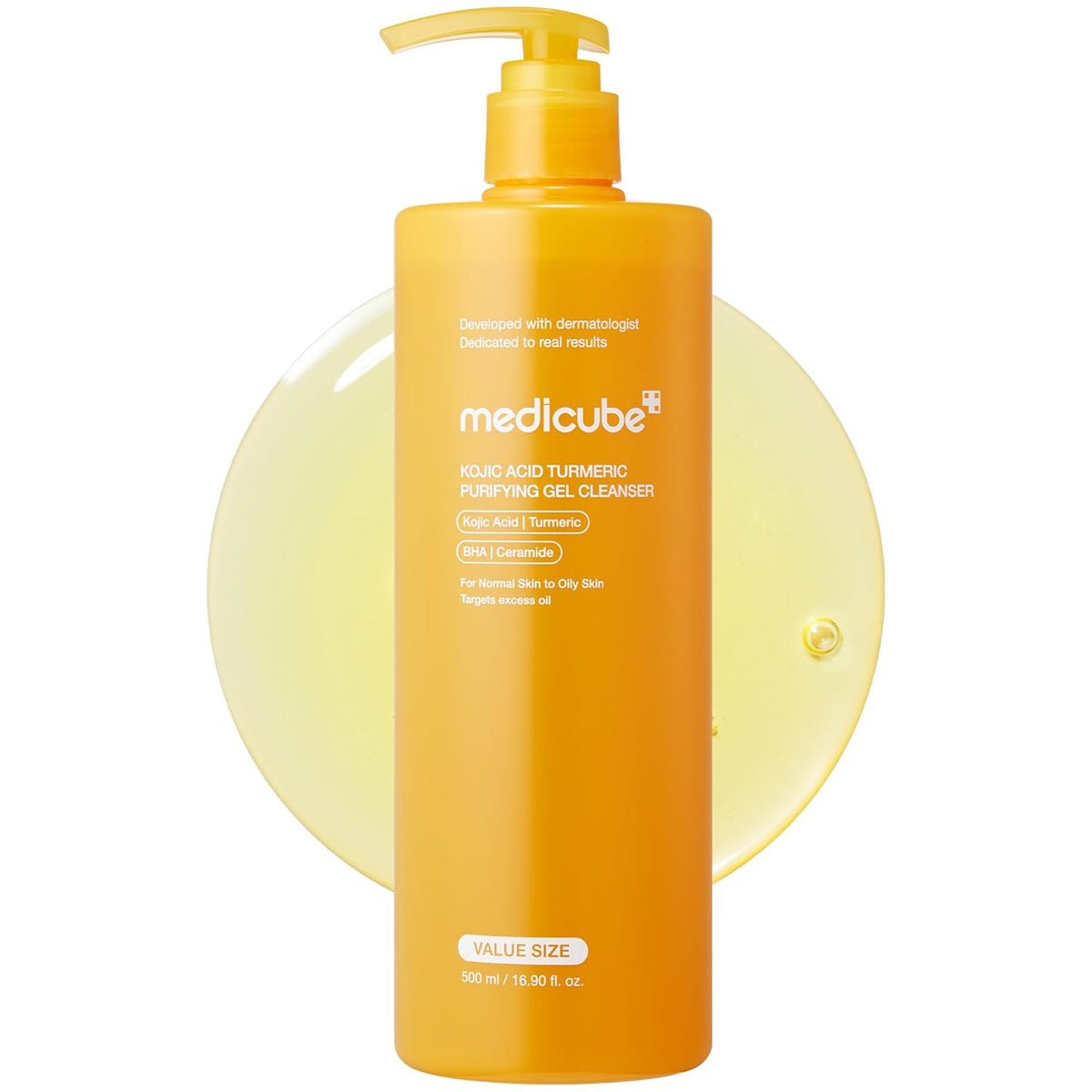 Medicube Kojic Acid Turmeric Purifying Gel Cleanser