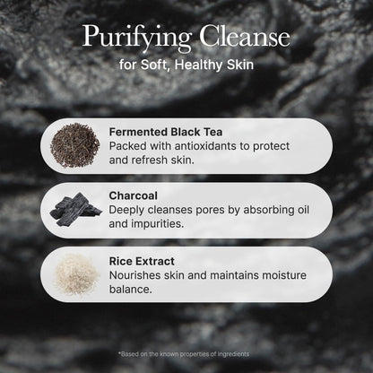 Arencia Black Tea &amp; Yuzu Rice Mochi Cleanser