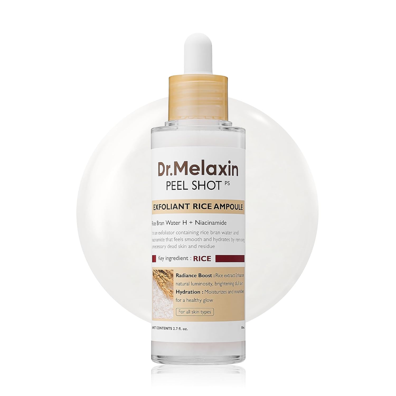 [Damage Box] Dr. Melaxin Peel Shot Exfoliant Rice Ampoule