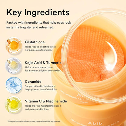 Abib Glutathione Kojic Acid Eye Patch Vita Jelly