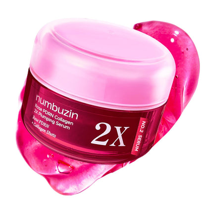 Numbuzin No. 2 Rose PDRN Collagen 2X Plumping Serum
