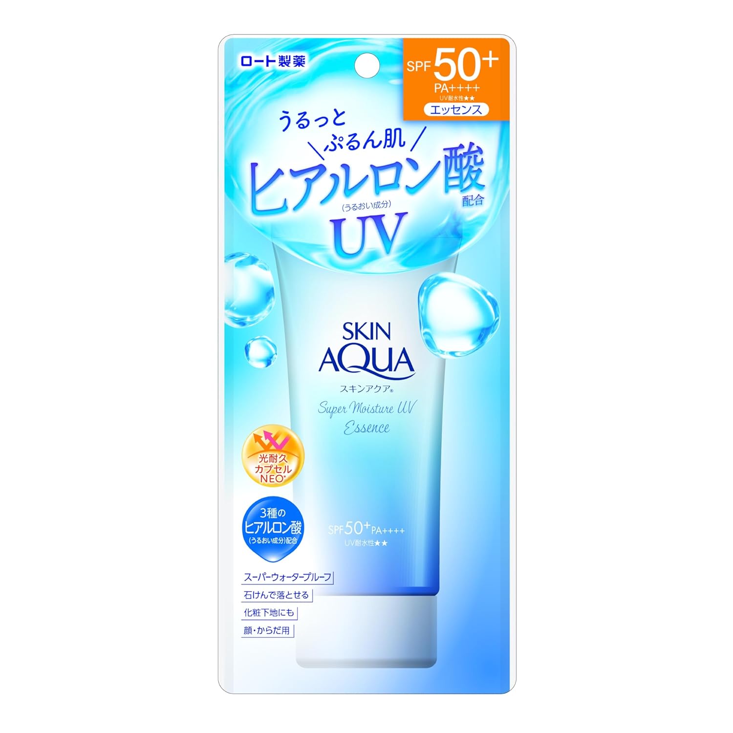 Rohto Skin Aqua UV Super Moisture Essence SPF 50+ PA++++ 80g