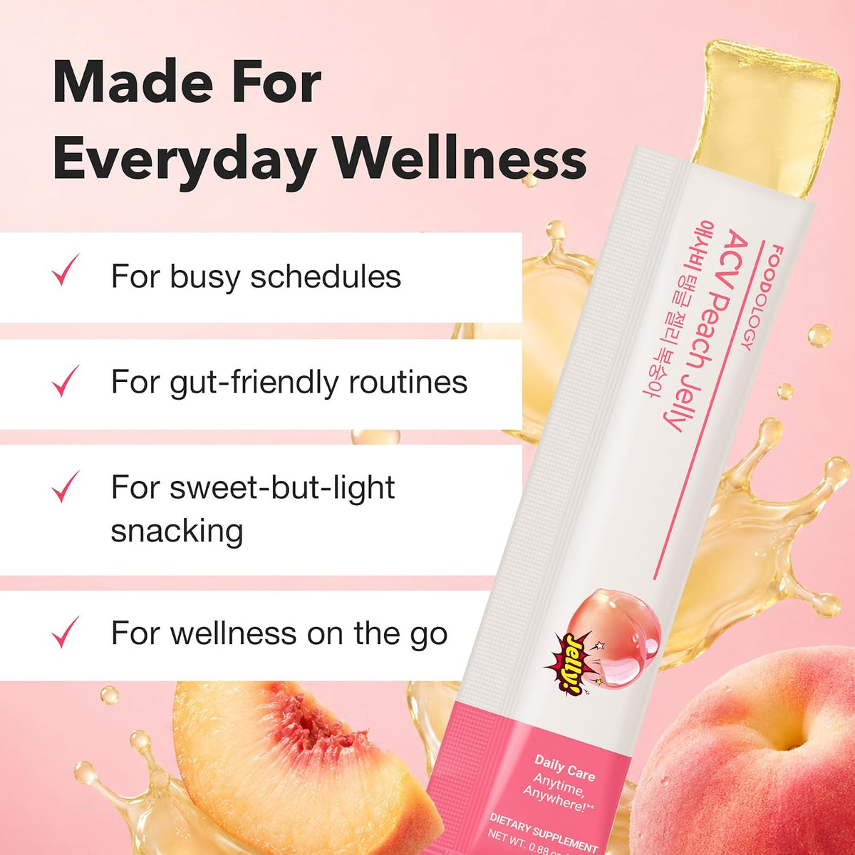 Foodology ACV Peach Jelly