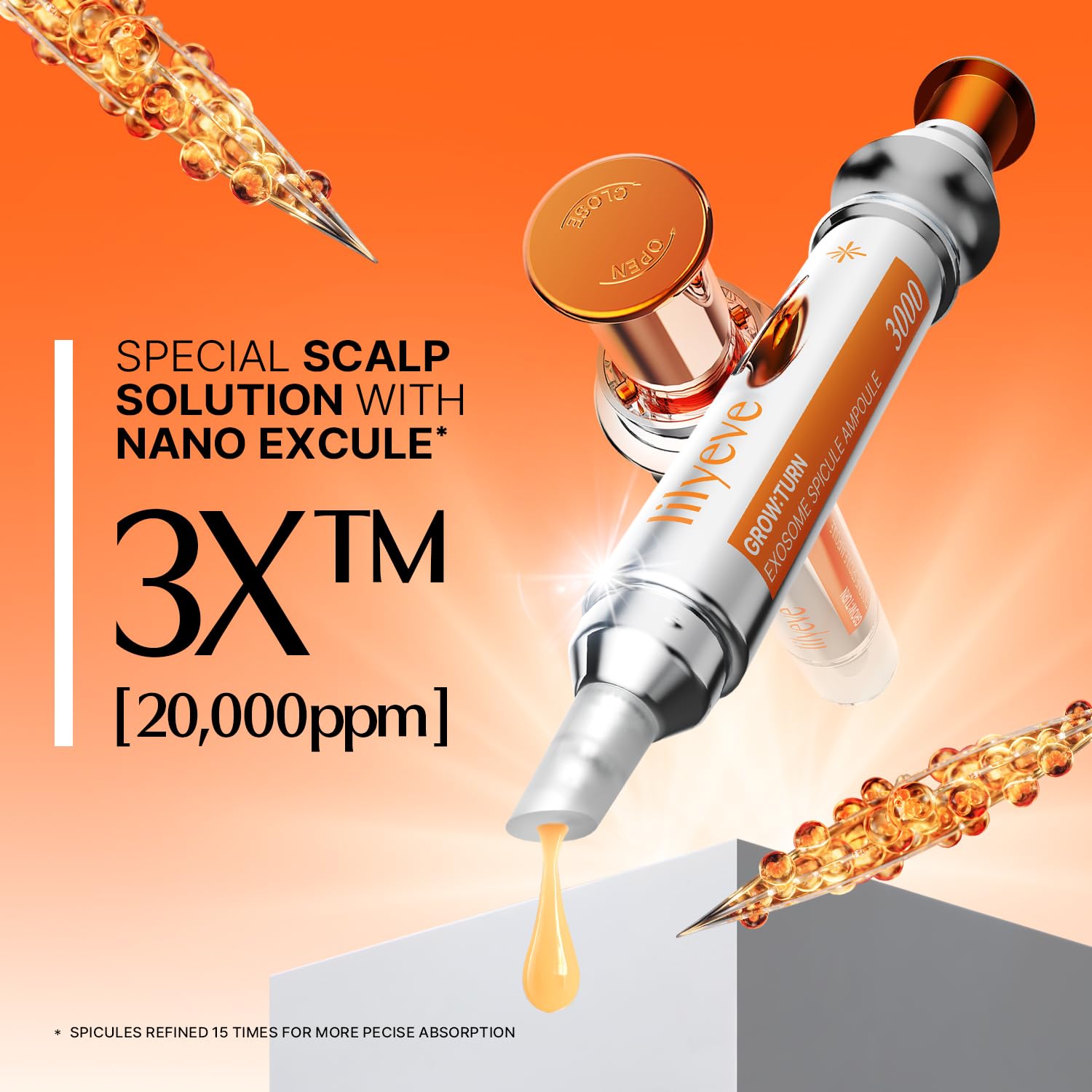 Lilyeve Grow Turn Exosome Spicule Ampoule 3000