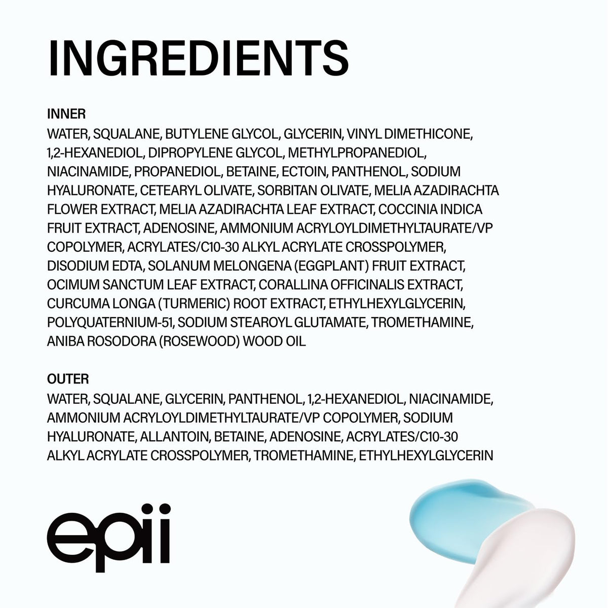 epii Double Up Cream Ectoin &amp; Panthenol