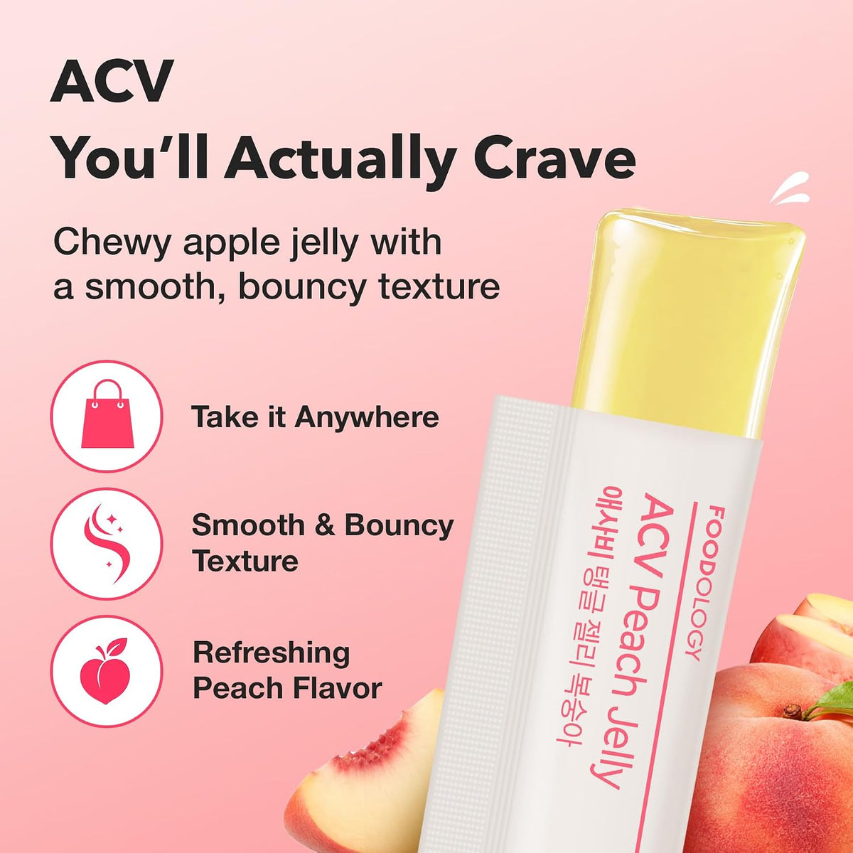 Foodology ACV Peach Jelly
