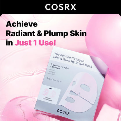 Cosrx The Peptide Collagen Lifting Glow Hydrogel Mask