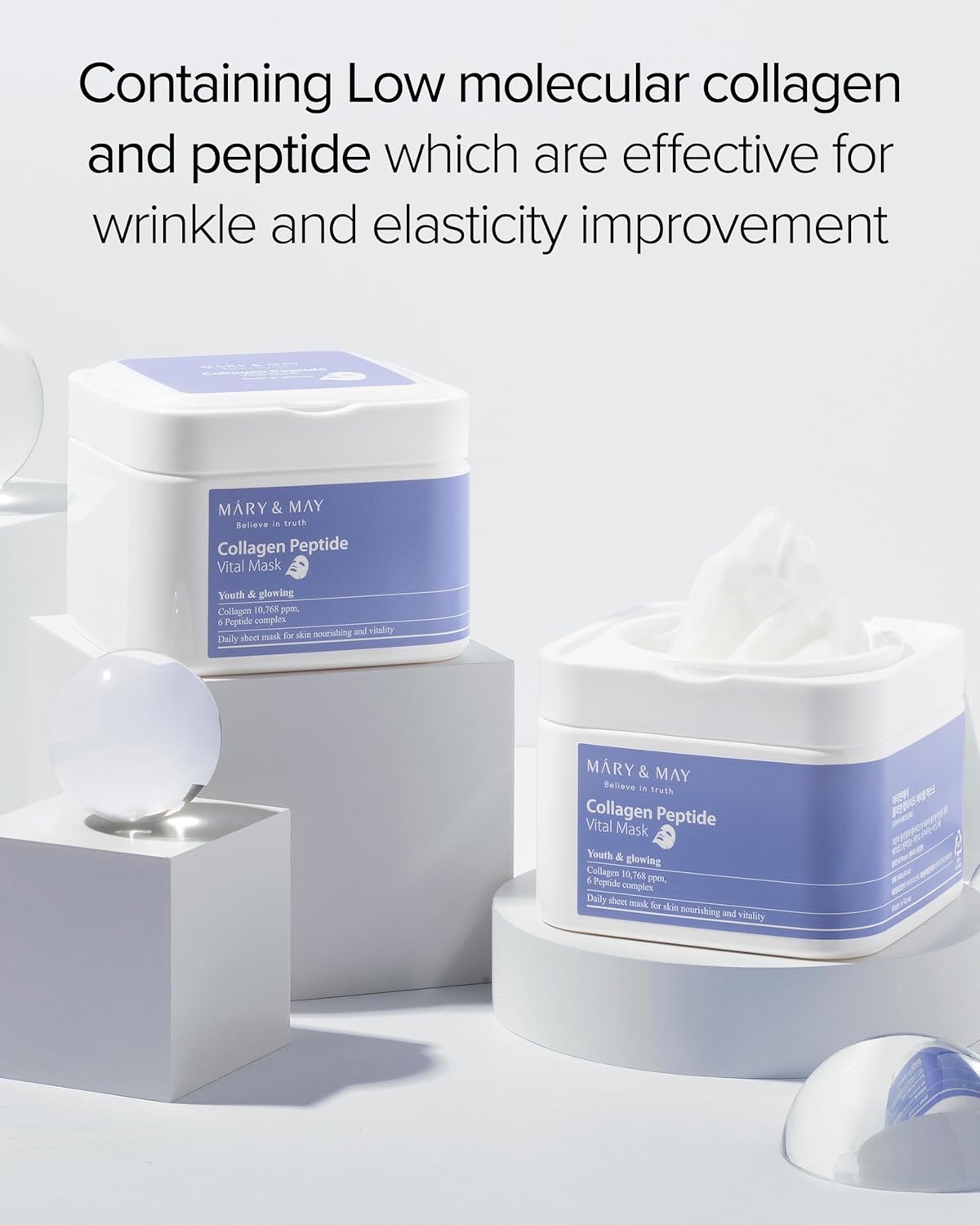 Mary &amp; May Collagen Peptide Vital Mask