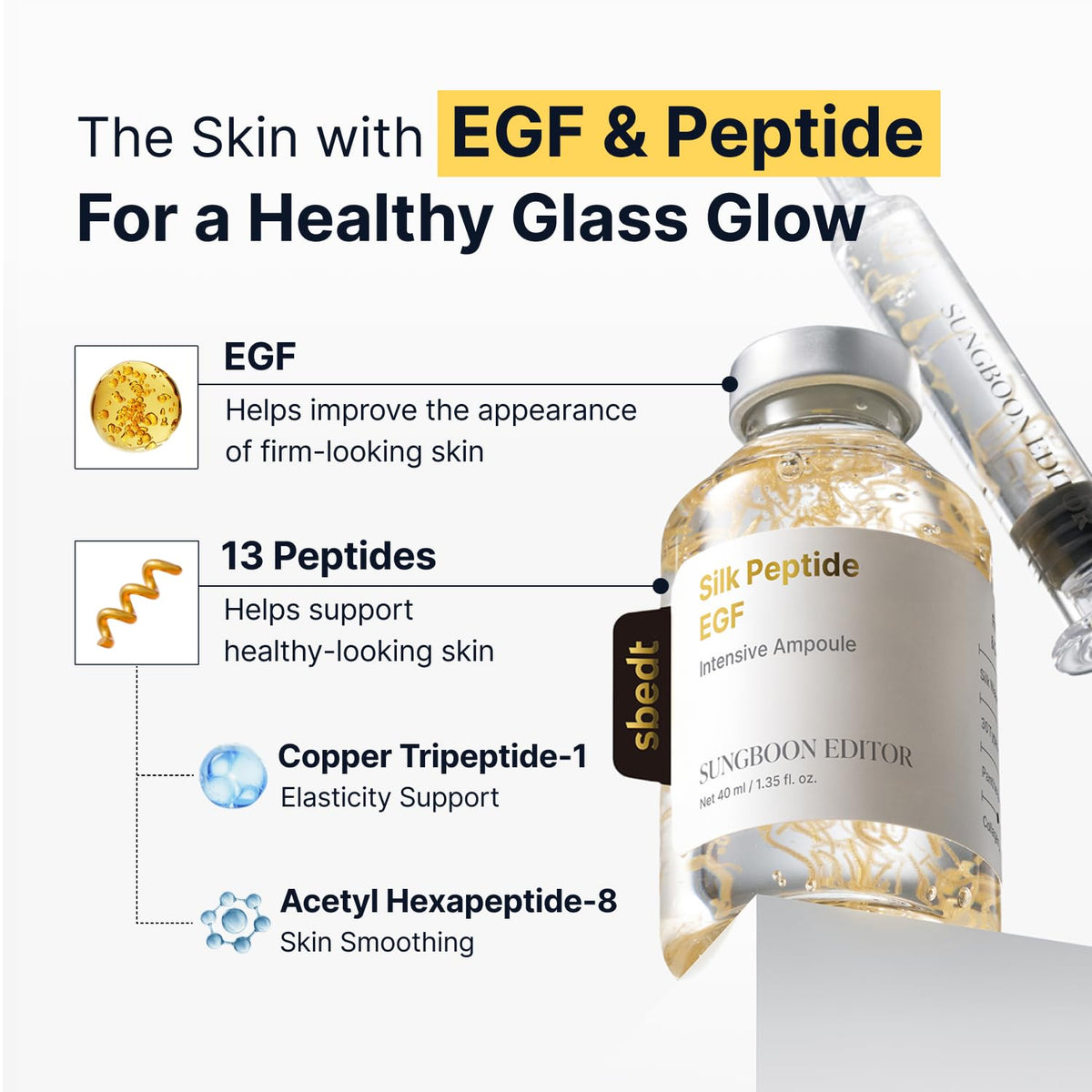 Sungboon Editor Silk Peptide EGF Intensive Ampoule