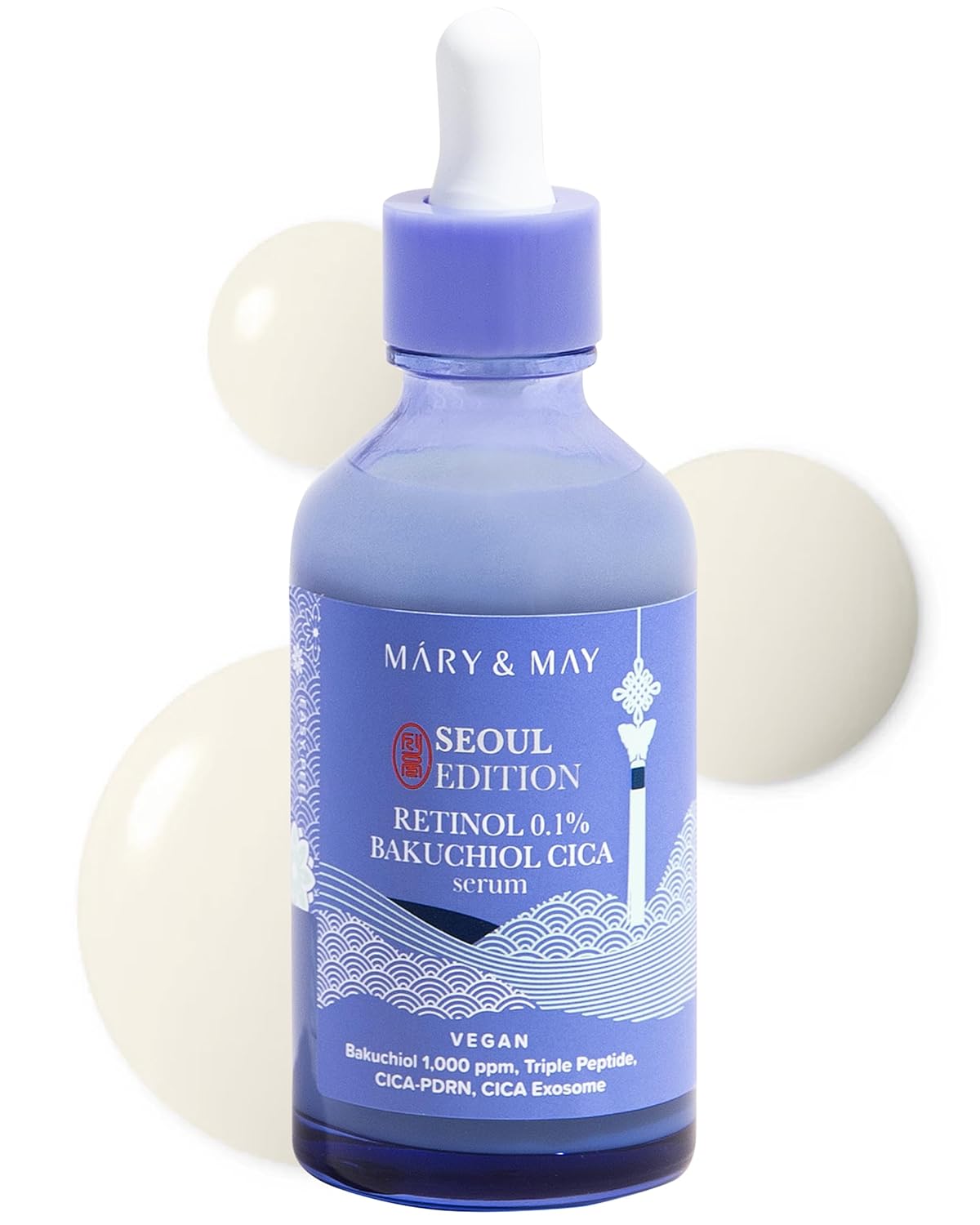 Mary &amp; May Vegan Retinol 0.1% Bakuchiol Cica Serum
