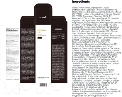 Sungboon Editor Silk Peptide EGF Intensive Smoothing Toner