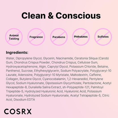 Cosrx The Peptide Collagen Lifting Glow Hydrogel Mask