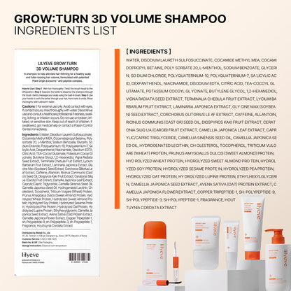 Lilyeve Grow Turn Exosome 3D Volume Brush Shampoo