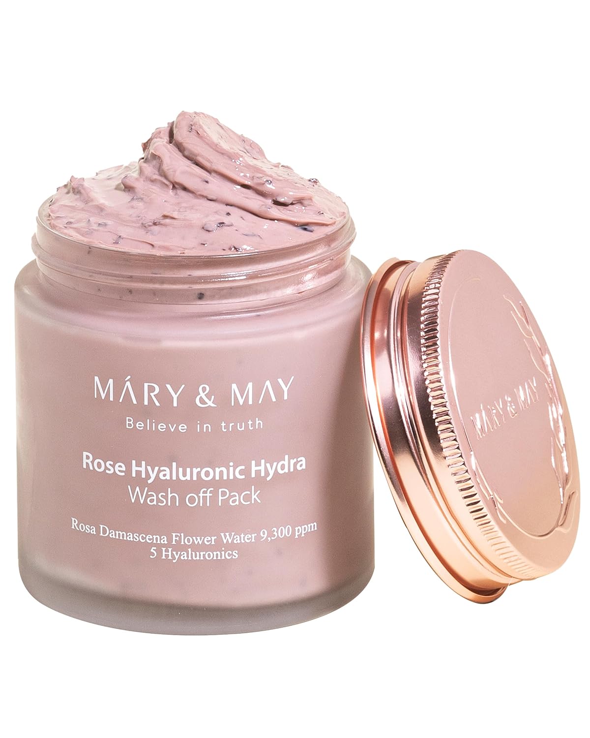 Mary &amp; May Vegan Rose Hyaluronic Hydra Wash Off Pack