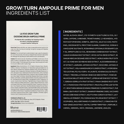 Lilyeve Grow Turn Exosome Brush Ampoule Prime