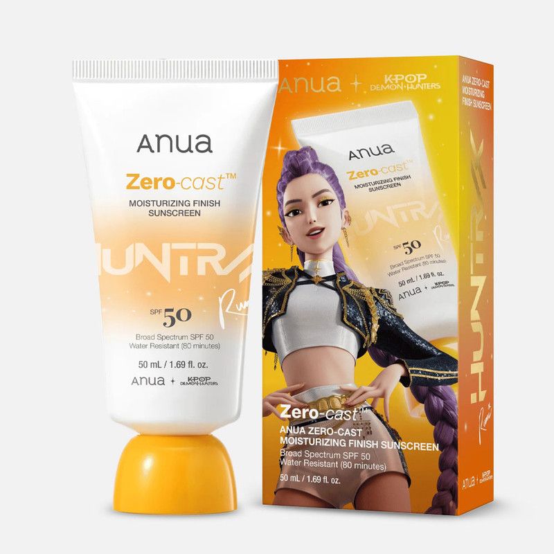 ANUA + K-Pop Demon Hunter Zero-Cast Moisturizing Finish Sunscreen SPF50+ PA++++