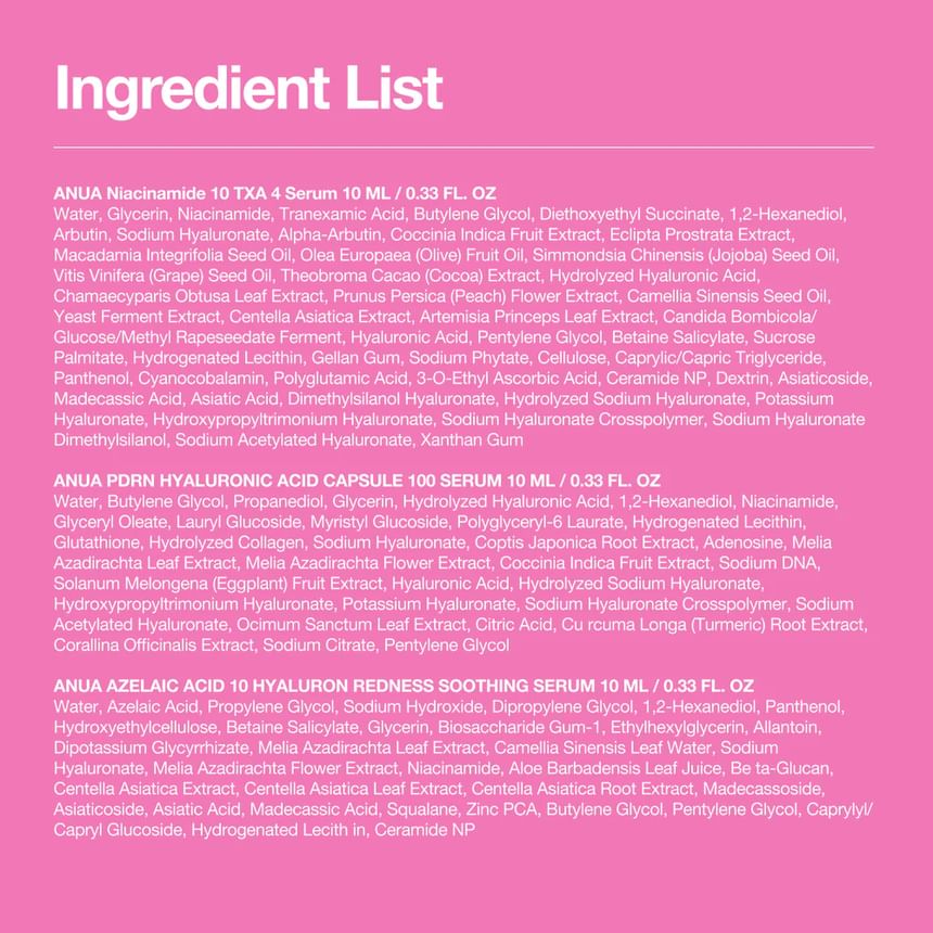 ANUA Serum Minis Trio Set