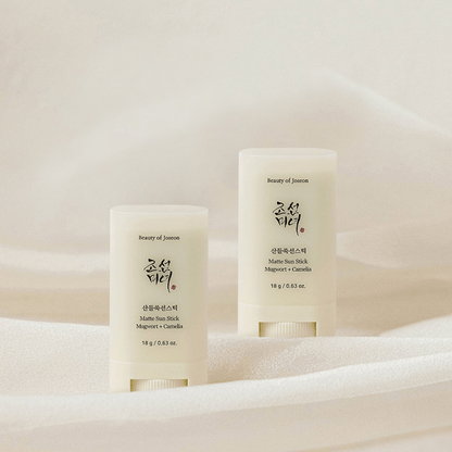 Beauty of Joseon Matte Sun Stick : Mugwort+Camelia SPF 50+ PA++++ (2-Pack)