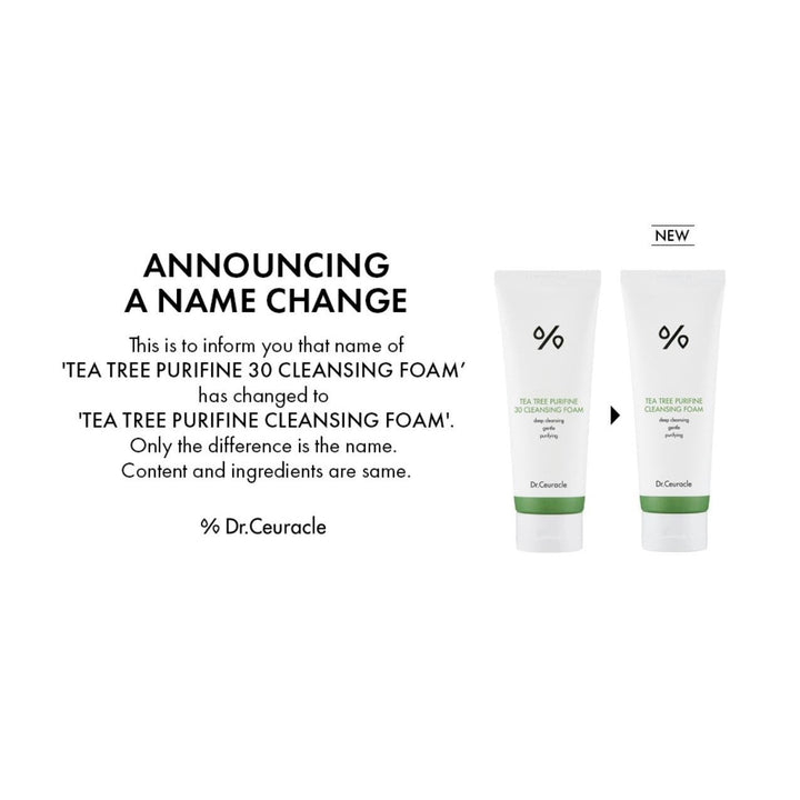 [Damage Box] Dr. Ceuracle Tea Tree Purifine Cleansing Foam