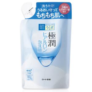 Rohto Hada Labo Gokujyun Hyaluronic Acid Foaming Face Wash Refill