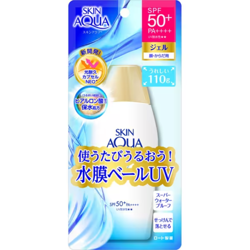 Rohto Skin Aqua UV Super Moisture Gel SPF 50+ PA++++ 110g
